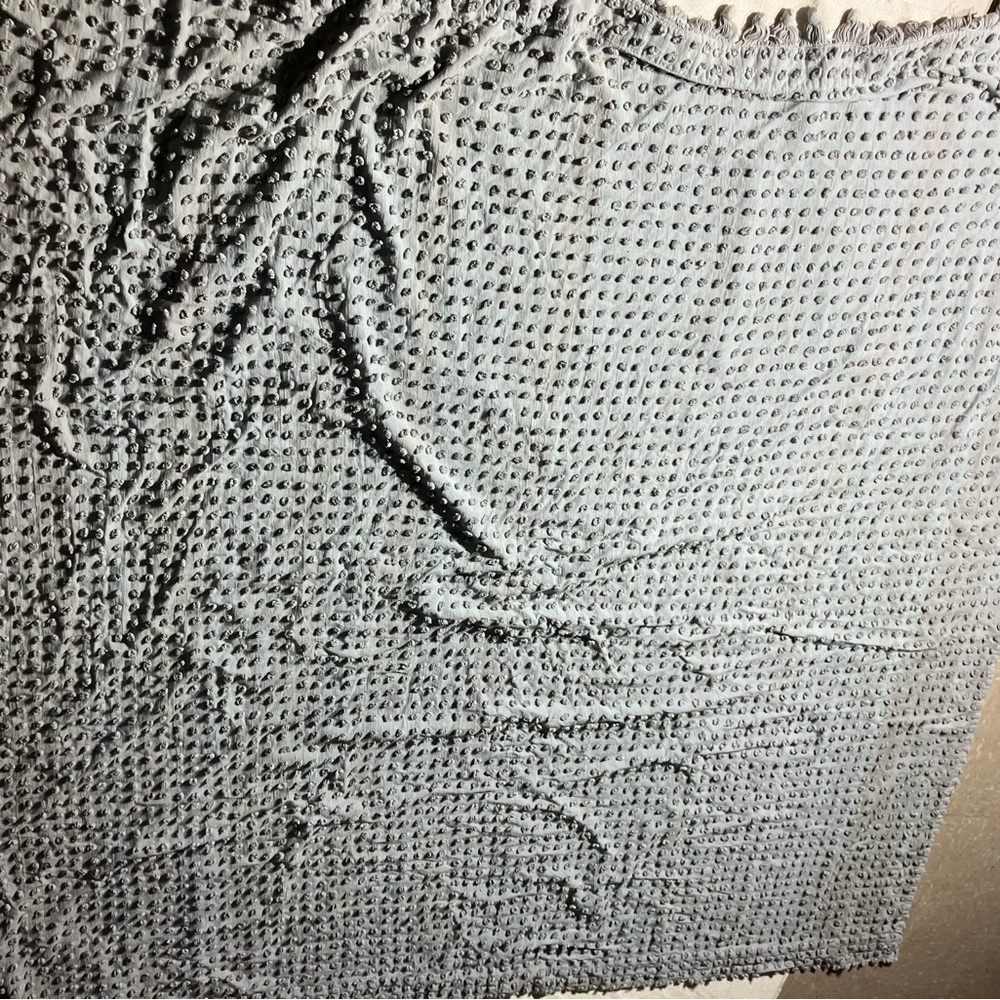 Urban Outfitters Home Fairisles Tufted Shower Curtain